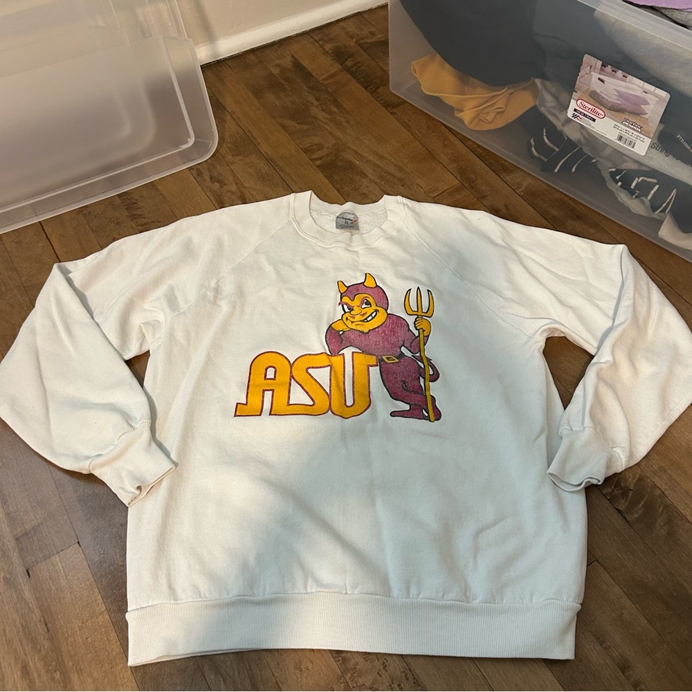 Vintage ASU Sun Devils College Crewneck Sweatshirt